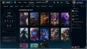 CONTA LEAGUE OF LEGENDS LOL