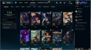 CONTA LEAGUE OF LEGENDS LOL