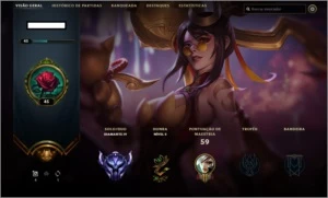 Conta Diamante 4 LOL - League of Legends