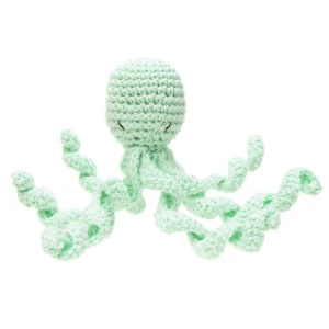 Amigurumi Polvo Verde Artesanal Presente Maternidade Oceano - Artesanato e Personalizados
