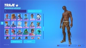 CONTA COM TRAVIS SCOTT E SKINS RARAS E TRYHARDS - Fortnite