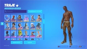 CONTA COM TRAVIS SCOTT E SKINS RARAS E TRYHARDS - Fortnite