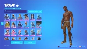 CONTA COM TRAVIS SCOTT E SKINS RARAS E TRYHARDS - Fortnite