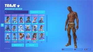 CONTA COM TRAVIS SCOTT E SKINS RARAS E TRYHARDS - Fortnite