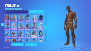 CONTA COM TRAVIS SCOTT E SKINS RARAS E TRYHARDS - Fortnite
