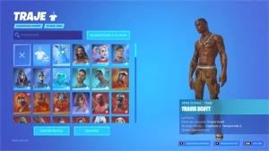 CONTA COM TRAVIS SCOTT E SKINS RARAS E TRYHARDS - Fortnite