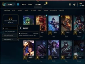 Conta LV 35, 5 skin Ótimas, Email para Troca Disponivel - League of Legends LOL