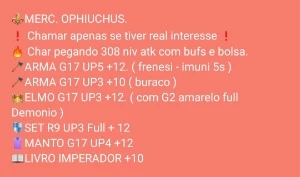 Mercenario Top Game - Perfect World PW