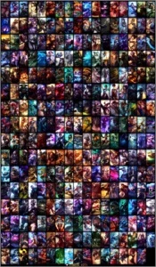 Conta Ouro 3, 271 Skins e 16 páginas de runa - League of Legends LOL