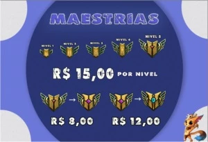Habilite Já Suas Maestrias! - League of Legends LOL