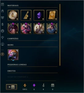 CONTA DIAMANTE 1 - 94 PDL - League of Legends LOL