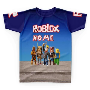 Camiseta Camisa ROBLOX Infantil e Adulto - Artesanato e Personalizados