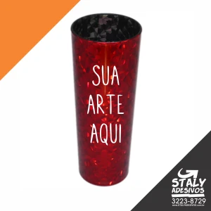 Long Drink Mosaico Vermelho