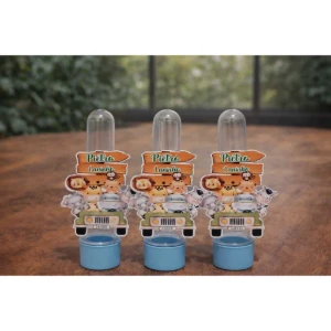 Kit Safari com 40 Lembrancinhas Personalizadas - Artesanato e Personalizados