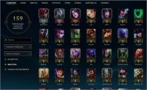 conta league of legends platina 4 LOL