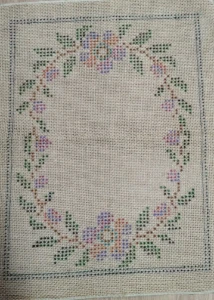 Tela para bordar em juta TJ-94 - 60 x 48 cm