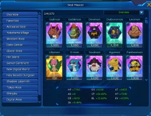 Conta Dmw Aa - Mid/End Game - Digimon Masters Online DMO