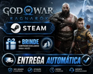 God of War Ragnarök (PC/Steam) - Entrega Automática ⚡