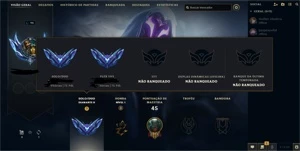 CONTA MASTER S21/S22 ( DIAMOND S22 POR DECAY ) COM SKINS - League of Legends LOL