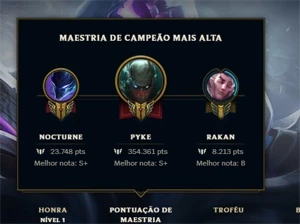 CONTA MASTER S21/S22 ( DIAMOND S22 POR DECAY ) COM SKINS - League of Legends LOL