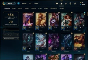 Conta Ouro 3 MAIN SUP, com Twitch medieval e Ww cinzento - League of Legends LOL