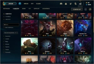 Conta Ouro 3 MAIN SUP, com Twitch medieval e Ww cinzento - League of Legends LOL