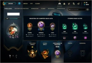 Conta Ouro 3 MAIN SUP, com Twitch medieval e Ww cinzento - League of Legends LOL