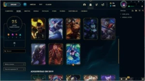Conta lol lvl 112 ouro 4, varios icones, emotes, skins raras - League of Legends