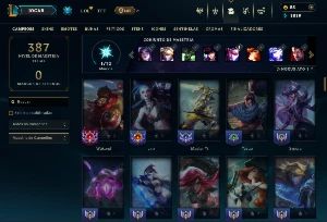 Unranked com 95 Champs e 55 Skins ( ADC / MID ) - League of Legends LOL