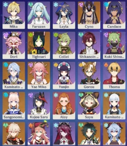 Conta com Ganyu, Kazuha, Ayaka e mais - Genshin Impact