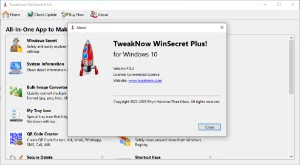 TweakNow WinSecret Plus v4.9.3 + Serial - Softwares e Licenças