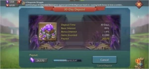 Conta Lords Mobile T3, 150k gema, CT 25