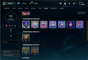 Conta platina 4 com 5 Skins e 27 Champs - League of Legends LOL