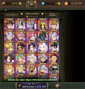 conta de 7ds end game - Outros
