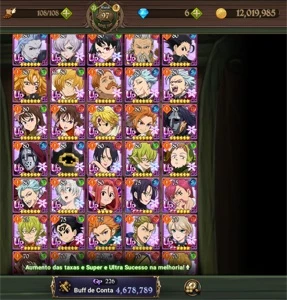 conta de 7ds end game - Outros