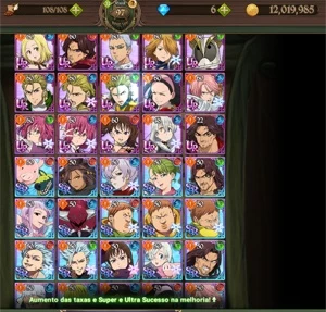 conta de 7ds end game - Outros