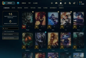 Conta PLATINA 4 | 70% Win - Lol (League Of Legends) Elomoon