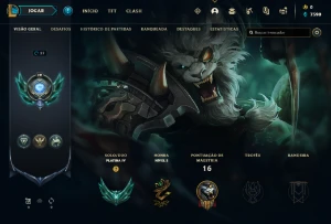 Conta PLATINA 4 | 70% Win - Lol (League Of Legends) Elomoon