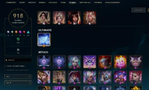 conta lol com skin Faker assinatura + Uzi | 500+ Skins - League of Legends