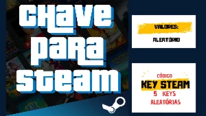 5 Keys Aleatórias Na Steam - Random Keys - Verificadas - Others