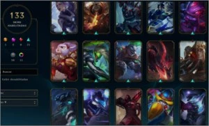 Conta LOL D4 - TODOS CHAMPS - 133 SKINS - MMR ALTO - League of Legends