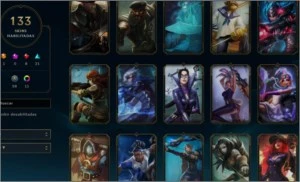 Conta LOL D4 - TODOS CHAMPS - 133 SKINS - MMR ALTO - League of Legends
