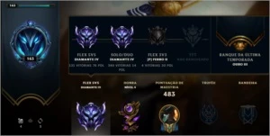 Conta LOL D4 - TODOS CHAMPS - 133 SKINS - MMR ALTO - League of Legends