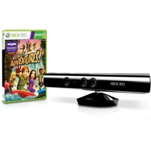 Xbox 360 4 GB + Kinect + jogo Kinect Adventures + 1 mês live