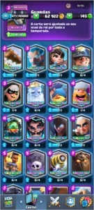 Conta Clash Royale barata com todas as cartas