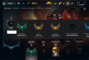 Esmeralda 2 com 40 Champs e 13 Skins - League of Legends LOL