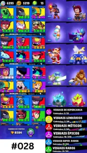 Conta de Brawls Star - 🔸#028🔸📅2023🟣4 - Brawl Stars
