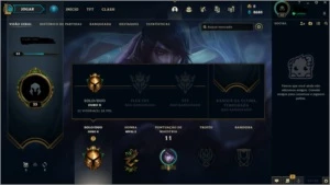 Conta gold 2 73% winrate - League of Legends LOL