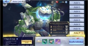 Conta Saint Seiya Awakening LVL-57 A53-MENSA SSA