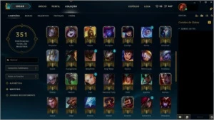 Conta League Of Legends Platina 3 92 Campeões 41 Skins LOL